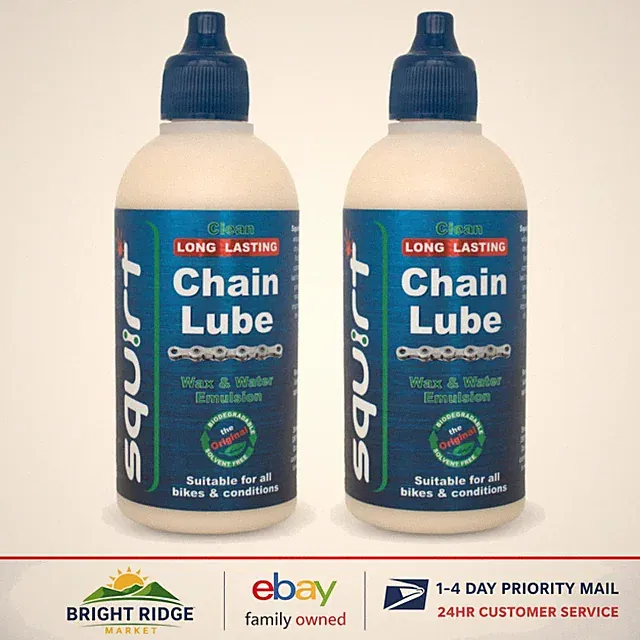 All-Weather Bike Chain Lubricant, 120ml Bottle for Dirt and Grime Protection