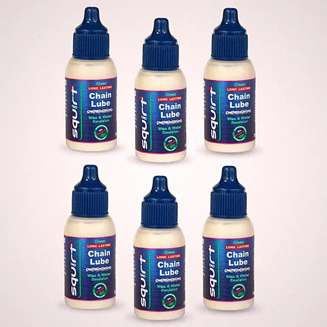 Chain Lube for Bikes (0.5 Oz, 6 Pack) – Long-Lasting Lubricant for All Bike Chai