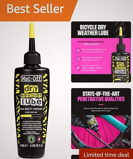 Dry Bike Chain Lube - Eco-Friendly, Long-Lasting, Smooth Shifting